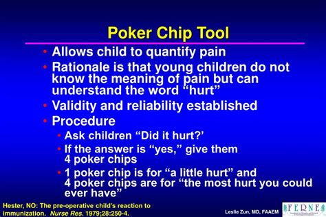 poker chip pain scale  Your child's caregiver may use any of the following pain scales: ECOTOUGE Poker Game Table w/Stainless Steel Cup Holder for 8 Player w/Leg, Octagon Casino Leisure Table Top Texas Hold'em Poker Table, Green Felt